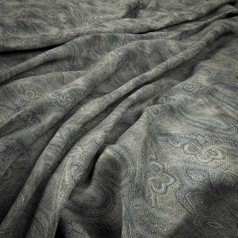 Warwick Heritage Fabrics Rousham Fabric - Ink - ROUSHAMINK