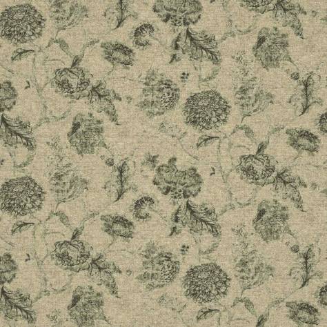 Warwick Heritage Fabrics Woburn Fabric - Charcoal - WOBURNCHARCOAL - Image 2