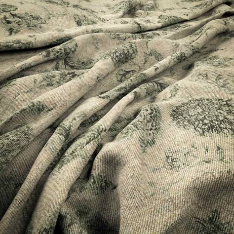Warwick Heritage Fabrics Woburn Fabric - Charcoal - WOBURNCHARCOAL
