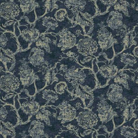 Warwick Heritage Fabrics Woburn Fabric - Indigo - WOBURNINDIGO - Image 2
