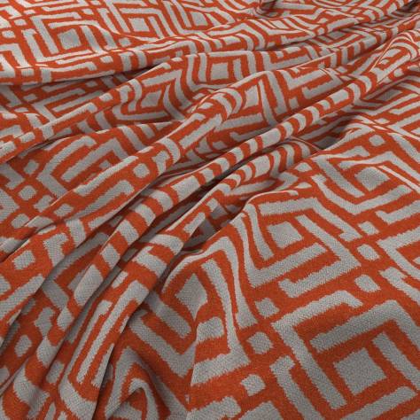 Warwick Beachclub Fabrics Boulders Fabric - Tangerine - BOULDERS-TANGERINE