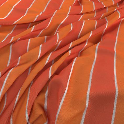 Warwick Beachclub Fabrics Robberg Fabric - Tangerine - ROBBERG-TANGERINE