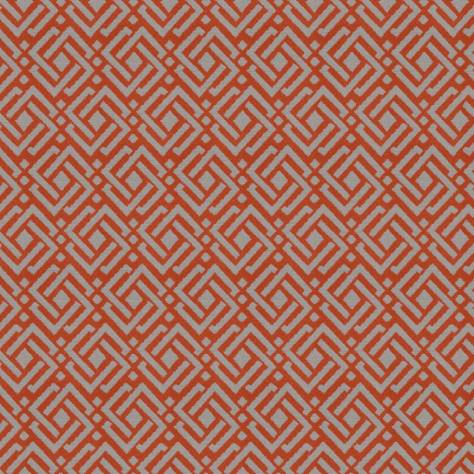 Warwick Beachclub Fabrics Boulders Fabric - Tangerine - BOULDERS-TANGERINE