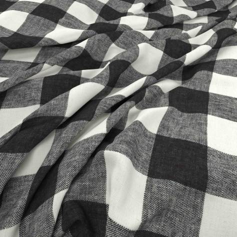 Warwick Scarborough Fair Fabrics Bridlington Fabric - Charcoal - BRIDLINGTON-CHARCOAL