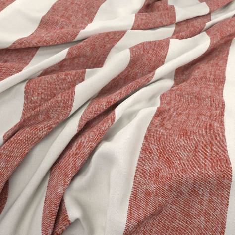 Warwick Scarborough Fair Fabrics Whitby Fabric - Terracotta - WHITBY-TERRACOTTA