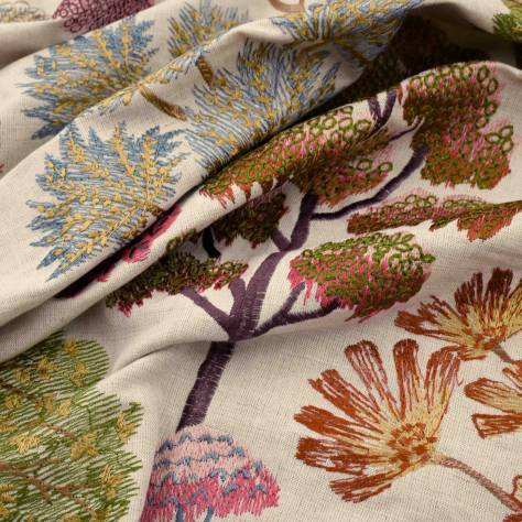 Warwick Signature Embroideries Woodland Fabric - Autumn - WOODLAND-AUTUMN