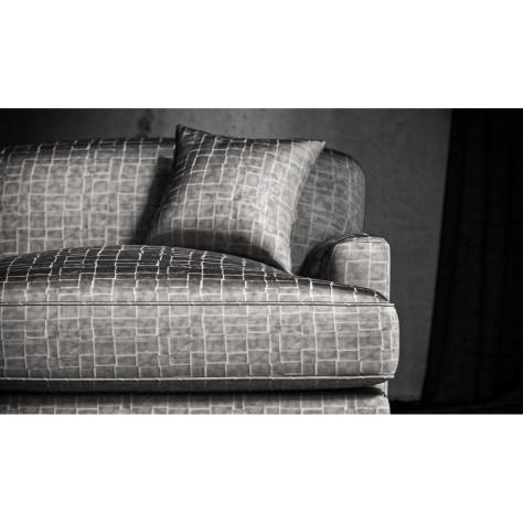 Warwick Luxe Fabrics Alessi Fabric - Nickel - ALESSI-NICKEL - Image 2