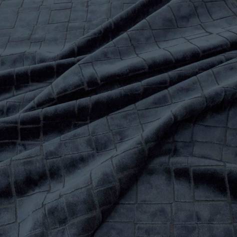 Warwick Luxe Fabrics Alessi Fabric - Indigo - ALESSI-INDIGO