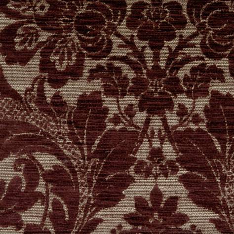 Warwick The Red House Fabric Maybeck Fabric - Mulberry - MAYBECKMULBERRY