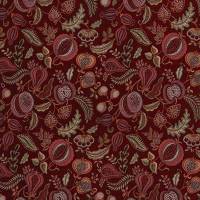 Summer Fruits Fabric - Ruby
