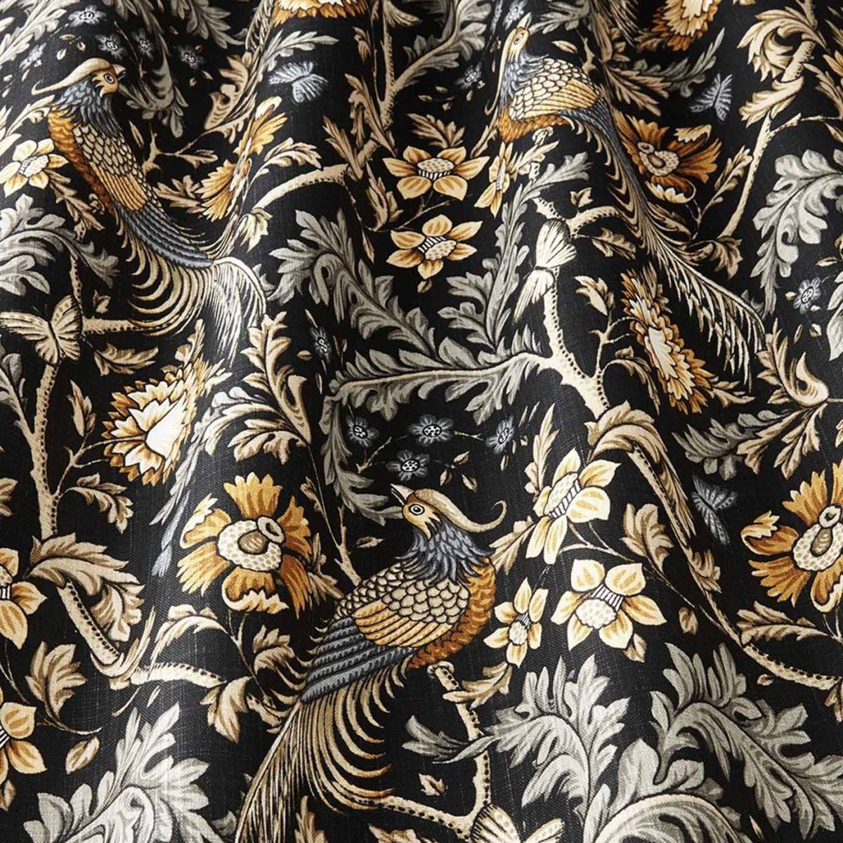 Curtain/Upholstery Fabric Iliv Chalfont Oakmere Saffron William Morris Style 