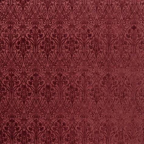 iLiv Chalfont Fabrics Tiverton Fabric - Carmine - TIVERTONCARMINE - Image 2