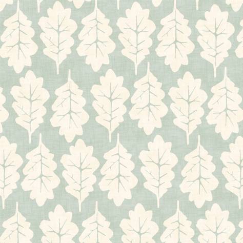 iLiv Imprint Fabrics Oak Leaf Fabric - Duckegg - OAKLEAFDUCKEGG - Image 1