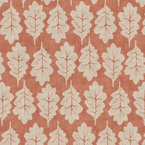 iLiv Imprint Fabrics Oak Leaf Fabric - Paprika - OAKLEAFPAPRIKA