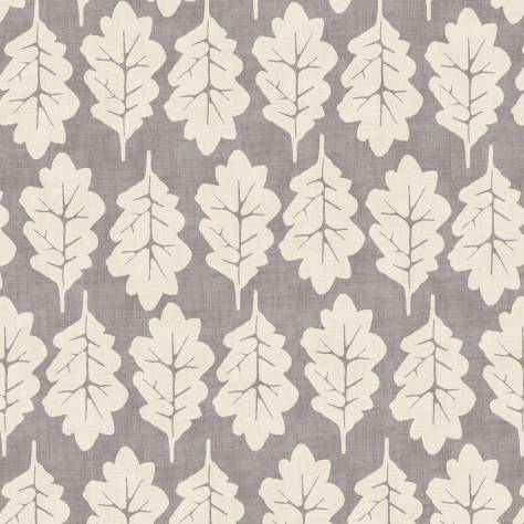 iLiv Imprint Fabrics Oak Leaf Fabric - Pewter - OAKLEAFPEWTER