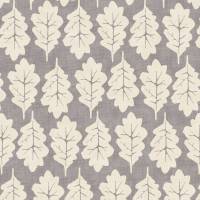 Oak Leaf Fabric - Pewter