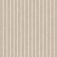 Pencil Stripe Fabric - Oatmeal