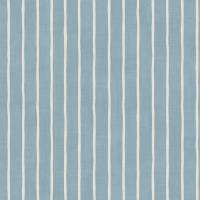 Pencil Stripe Fabric - Ocean