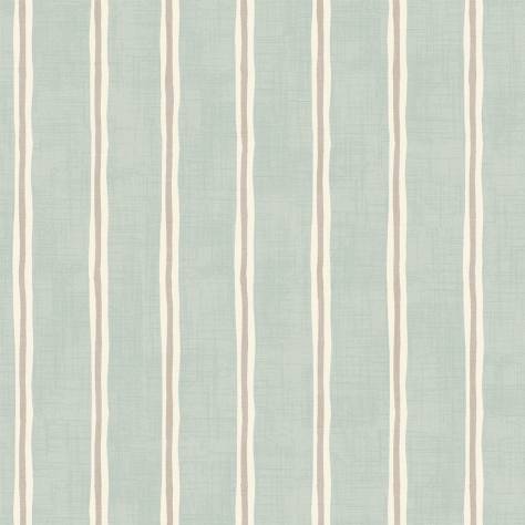 iLiv Imprint Fabrics Rowing Stripe Fabric - Duckegg - ROWINGSTRIPEDUCKEGG