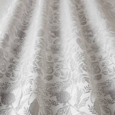 iLiv Charnwood Fabrics Dalby Fabric - Silver - DALBYSILVER