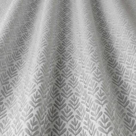 iLiv Charnwood Fabrics Wyre Fabric - Silver - WYRESILVER