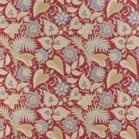iLiv Silk Road Fabrics Etienne Fabric - Carnelian - EBCE/ETIENCAR - Image 1