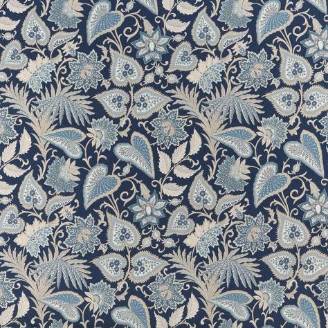 iLiv Silk Road Fabrics Etienne Fabric - Sapphire - EBCE/ETIENSAP