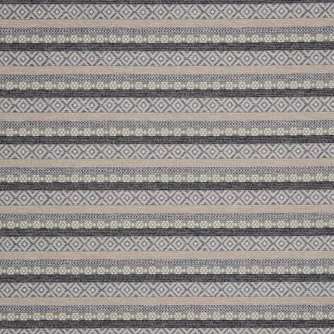 iLiv Silk Road Fabrics Kamakura Fabric - Sapphire - EBCE/KAMAKSAP - Image 1
