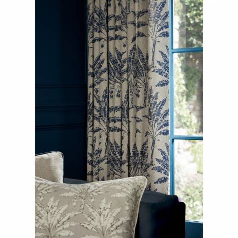iLiv Victorian Glasshouse Fabrics Atrium Fabric - Lapis - CRBL/ATRIULAP