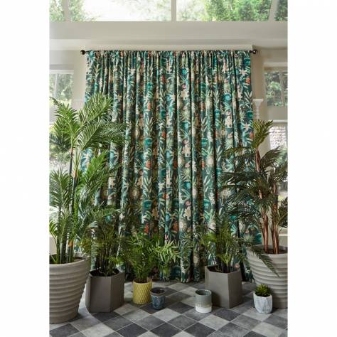 iLiv Victorian Glasshouse Fabrics Atrium Fabric - Pine - CRBL/ATRIUPIN