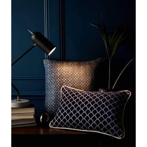 iLiv Victorian Glasshouse Fabrics Maze Fabric - Moonlight - EBCE/MAZEMOON