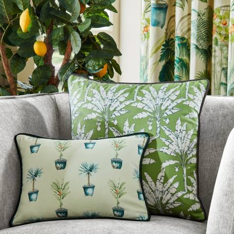 iLiv Victorian Glasshouse Fabrics Palm House Fabric - Spruce - BCIA/PALMHSPR