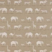 Prairie Animals Fabric - Almond