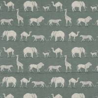 Prairie Animals Fabric - Seagrass