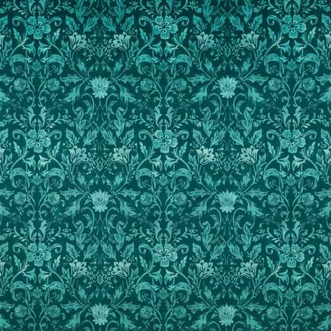 iLiv Winter Garden Fabrics Baroque Fabric - Turquoise - baroque-turquoise - Image 1