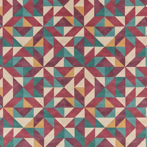 iLiv Geometrica Fabrics Acute Fabric - Bilberry - BCIA/ACUTEBIL - Image 1