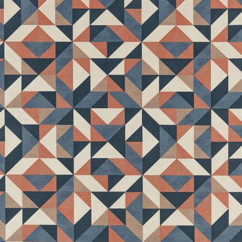 iLiv Geometrica Fabrics Acute Fabric - Harissa - BCIA/ACUTEHAR