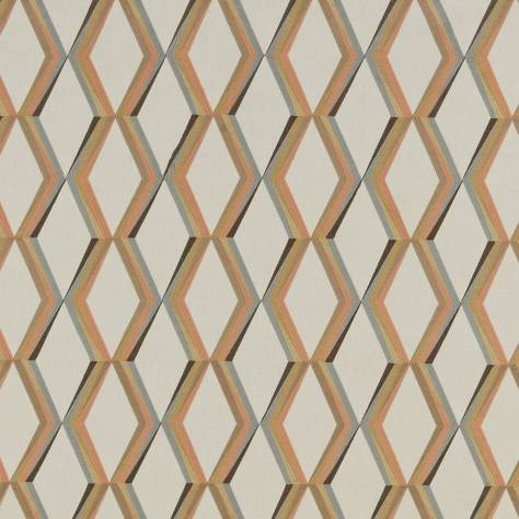 iLiv Geometrica Fabrics Paragon Fabric - Mandarin - SUSE/PARAGMAN