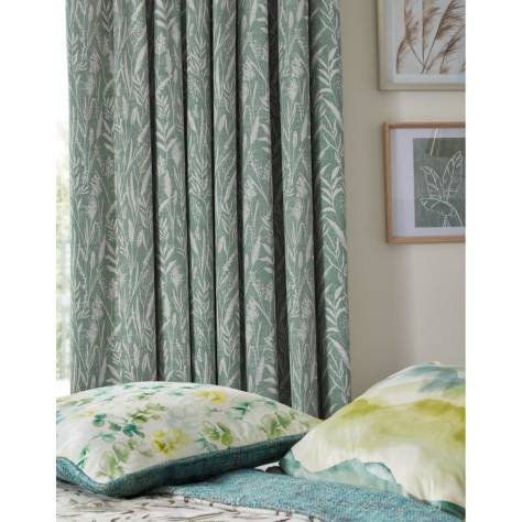 iLiv Water Meadow Fabrics Honour Fabric - Eucalyptus - CRBN/HONOUEUC - Image 4
