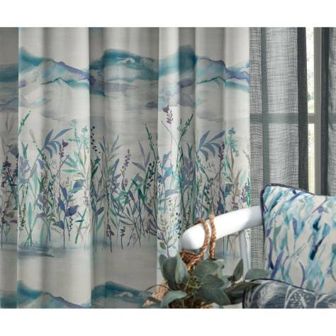 iLiv Water Meadow Fabrics Lunette Fabric - Cobalt - BCIA/LUNETCOB - Image 4