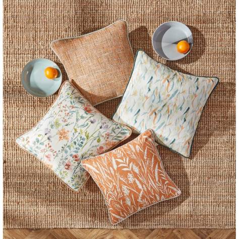 iLiv Water Meadow Fabrics Wild Grasses Fabric - Clementine - BCIA/WILDGCLE