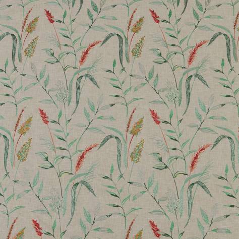 iLiv Water Meadow Fabrics Betony Fabric - Clementine - EAGH/BETONCLE