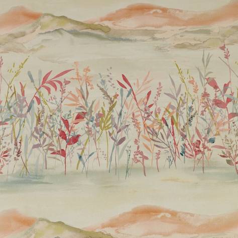 iLiv Water Meadow Fabrics Marshlands Fabric - Clementine - CRBN/MARSHCLE