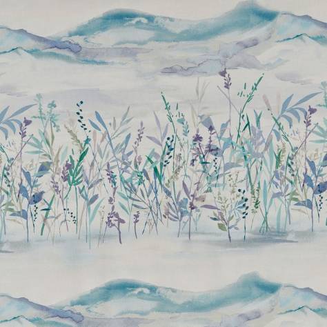 iLiv Water Meadow Fabrics Marshlands Fabric - Cobalt - CRBN/MARSHCOB