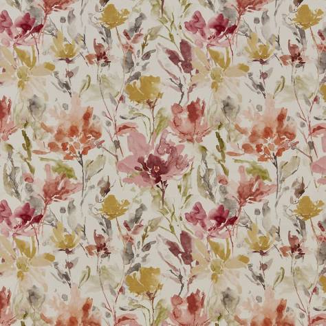 iLiv Water Meadow Fabrics Water Meadow Fabric - Rosewood - CRBN/WATERROS - Image 1