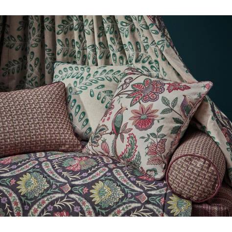 iLiv Chanterelle Fabrics Alvana Fabric - Auburn - EBCE/ALVANAUB - Image 2