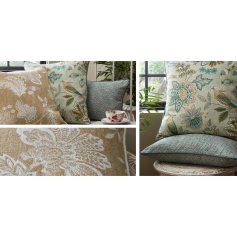 iLiv Chanterelle Fabrics Coromandel Fabric - Fern - EBCE/COROMFER