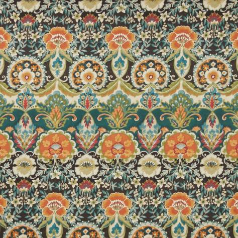 iLiv Babooshka Fabrics Psychedelia Fabric - Noir - EAHZ/PSYCHNOI - Image 1