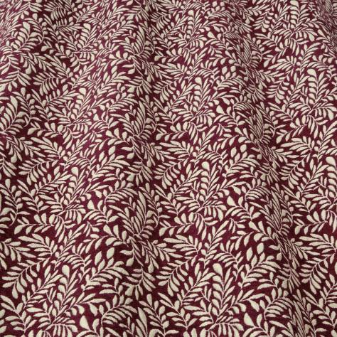 iLiv Cotswold Fabrics Brackenhill Fabric - Claret - BRACKENHILLCLARET - Image 1