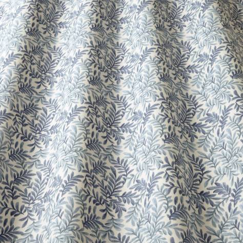 iLiv Cotswold Fabrics Leaf Vine Fabric - Indigo - LEAFVINEINDIGO - Image 1